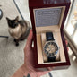 Wedding Gift For Father Of The Bride, Men's Open Work Watch