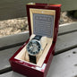 Wedding Gift For Father Of The Bride, Men's Open Work Watch