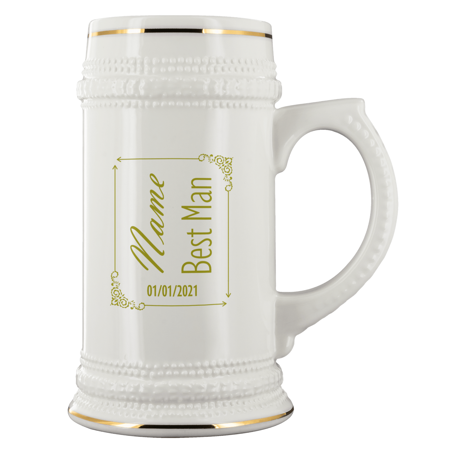 Personalized Groomsmen Beer Stein Set - Giftagic