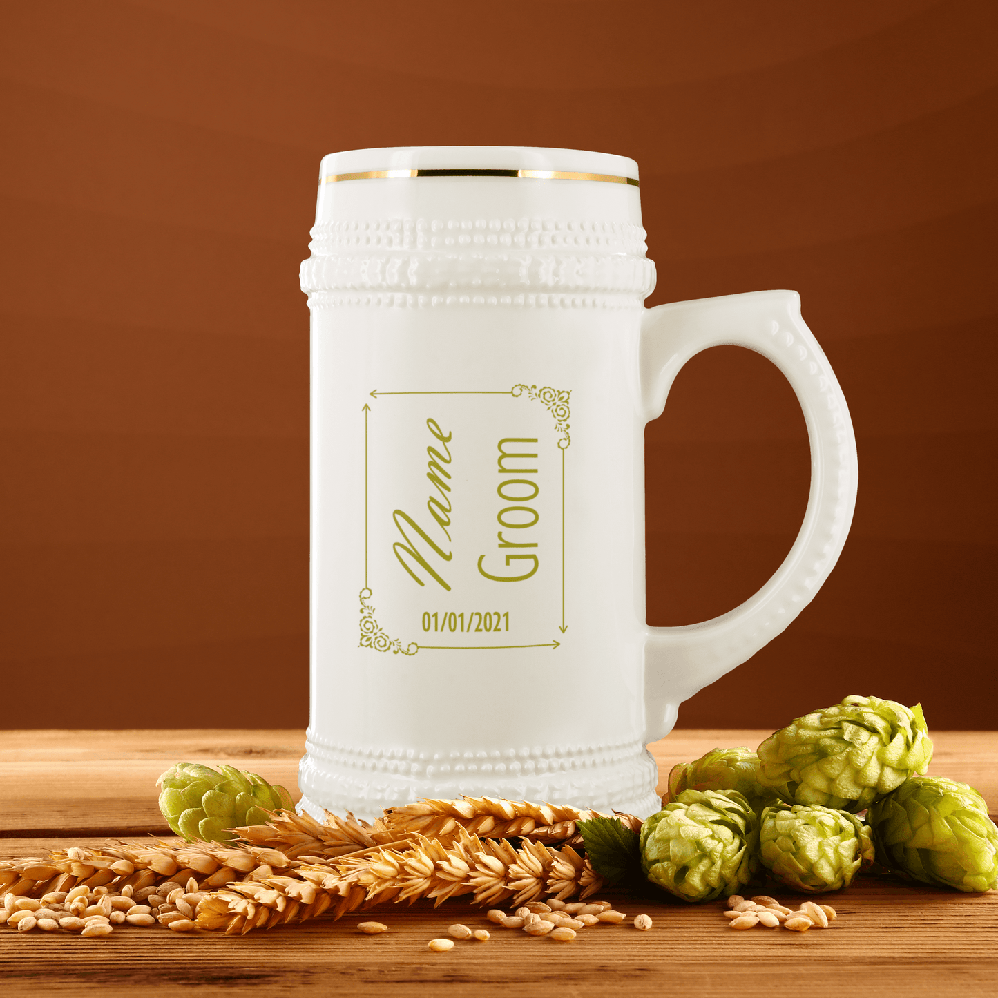 Personalized Groomsmen Beer Stein Set - Giftagic