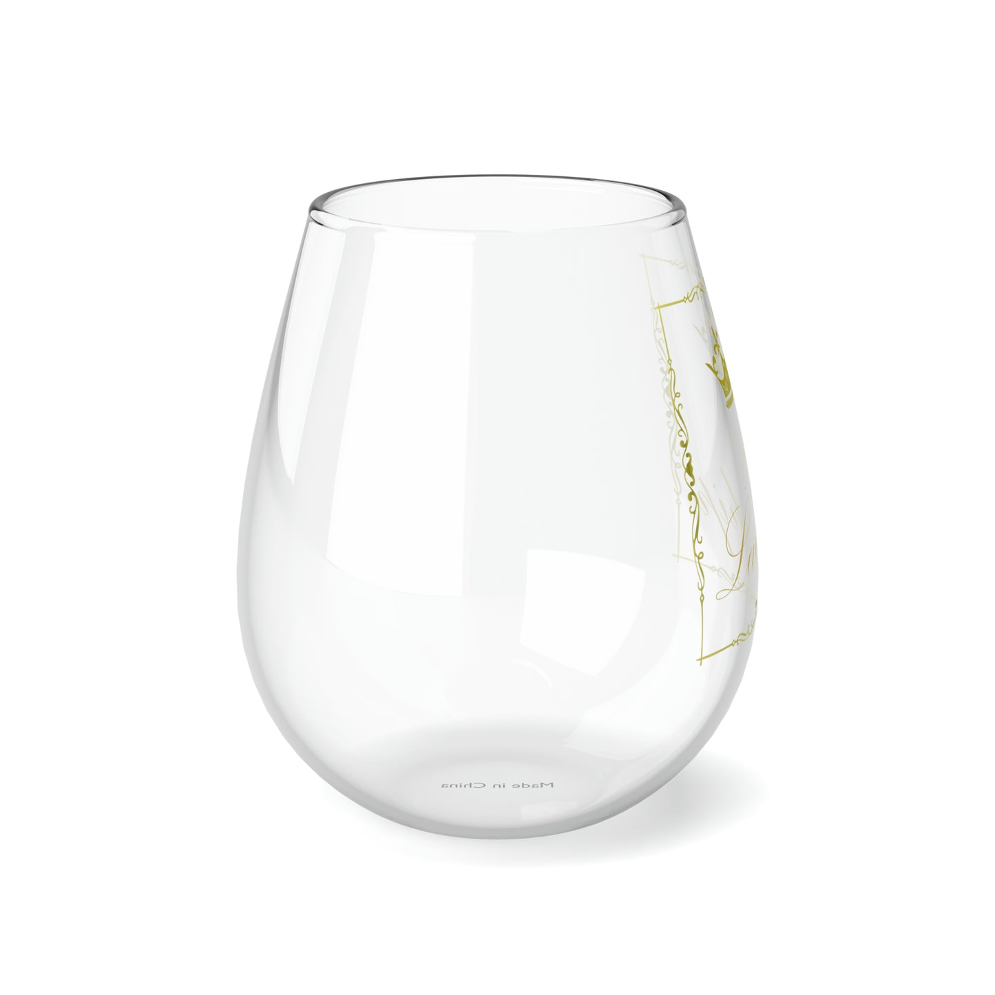Her Ladyship Stemless Wine Glass, 11.75oz, Gift For Ladies