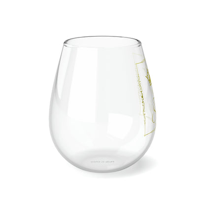Lord Snooty Stemless Wine Glass, 11.75oz