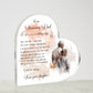 Father Of The Bride Acrylic Heart Plaque