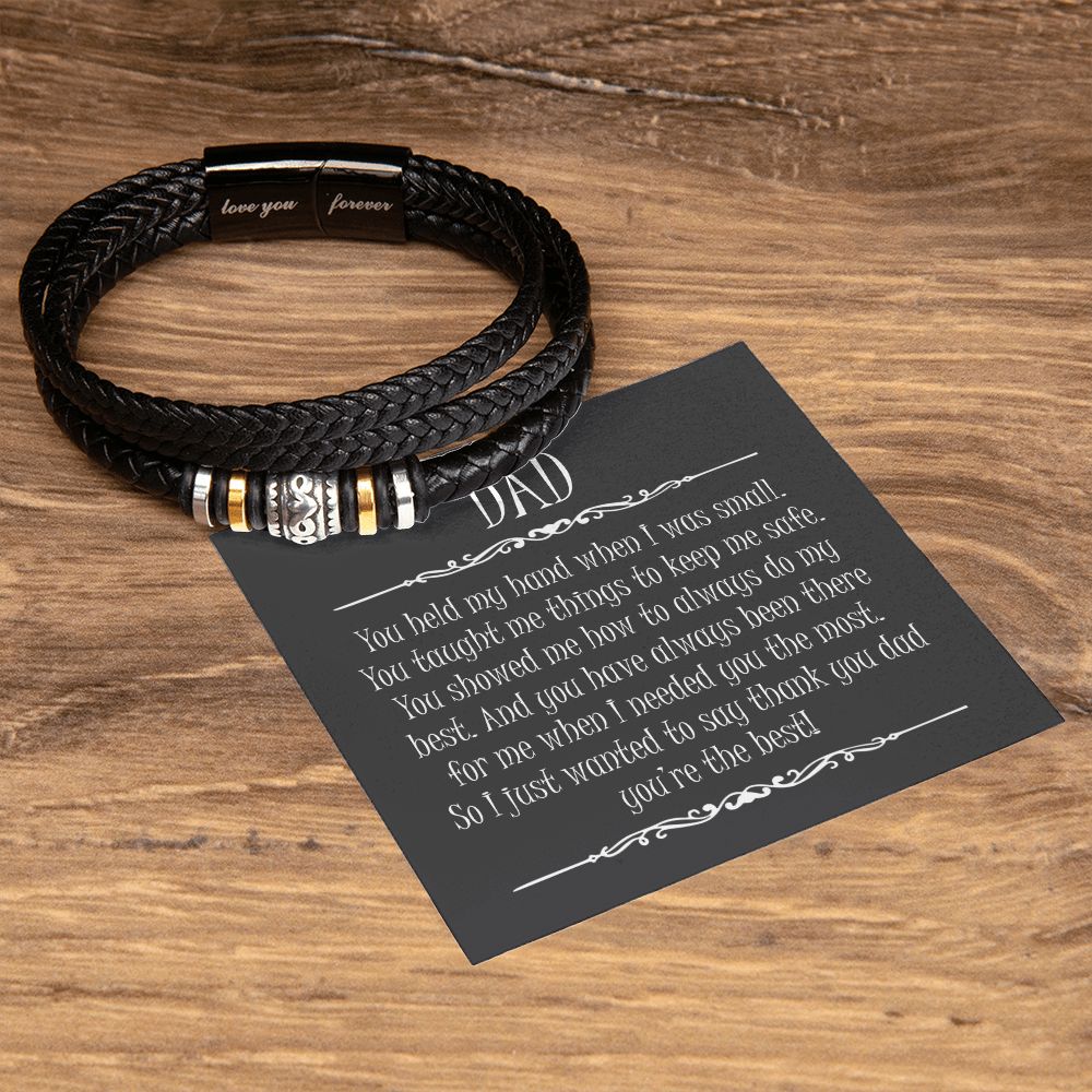 Fathers day bracelet for men, dad bracelet, mens bracelet with DAD letters,  gift for dad, black bracelets, gift for father, initial, for him – Shani &  Adi Jewelry