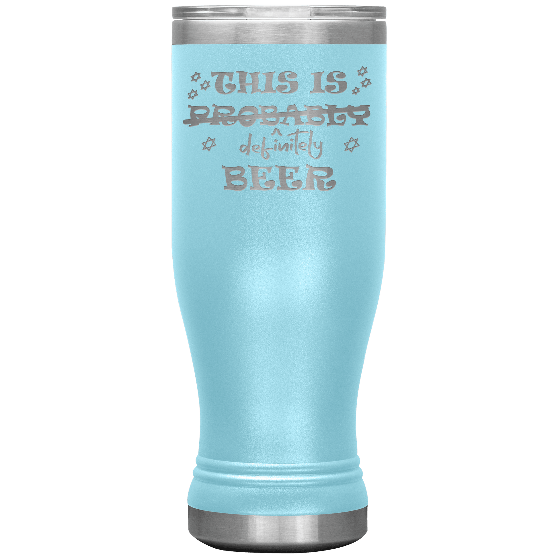 This Is Probably Beer 20oz Boho Tumbler - Giftagic