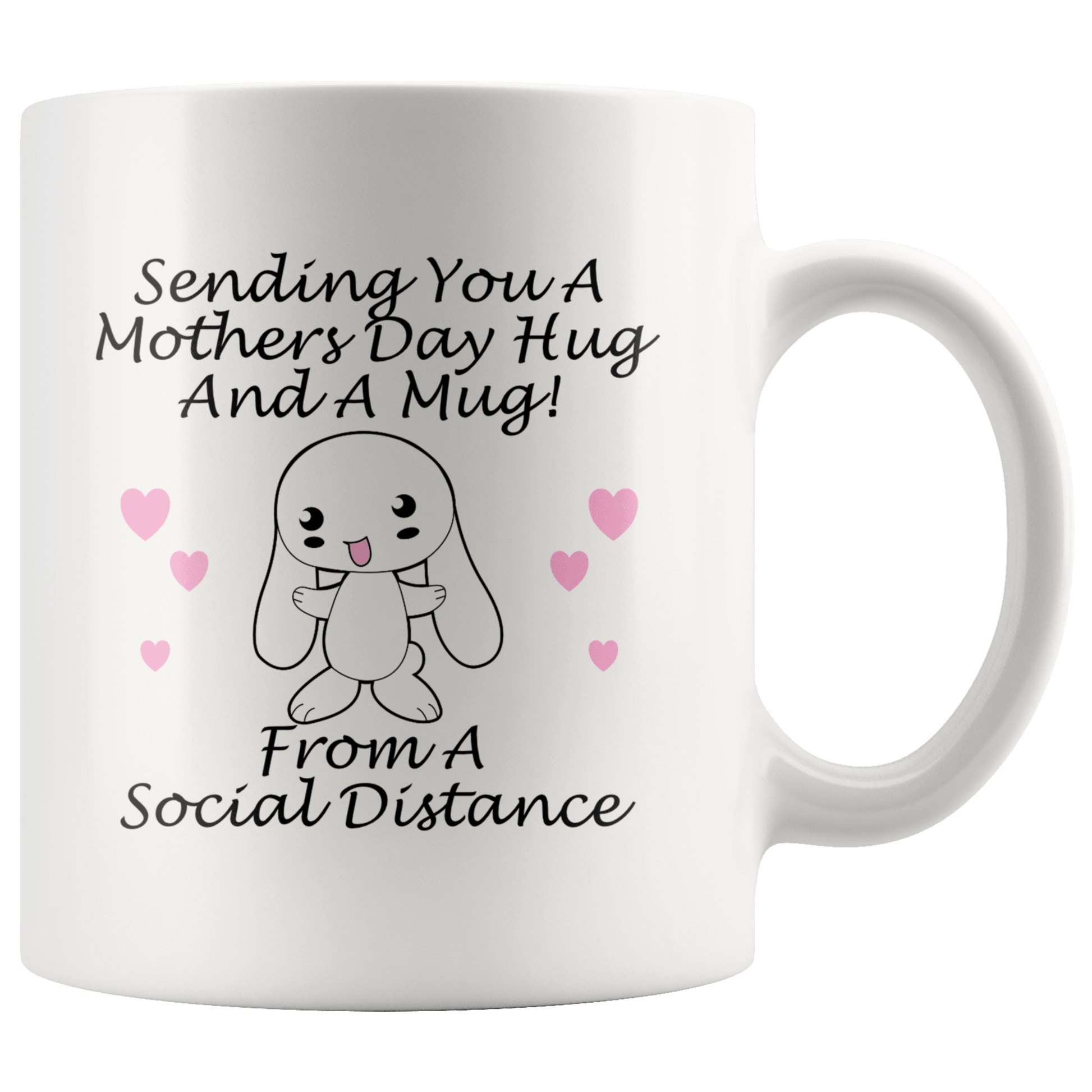 Mothers Day Social Distance Hug Mug - Giftagic