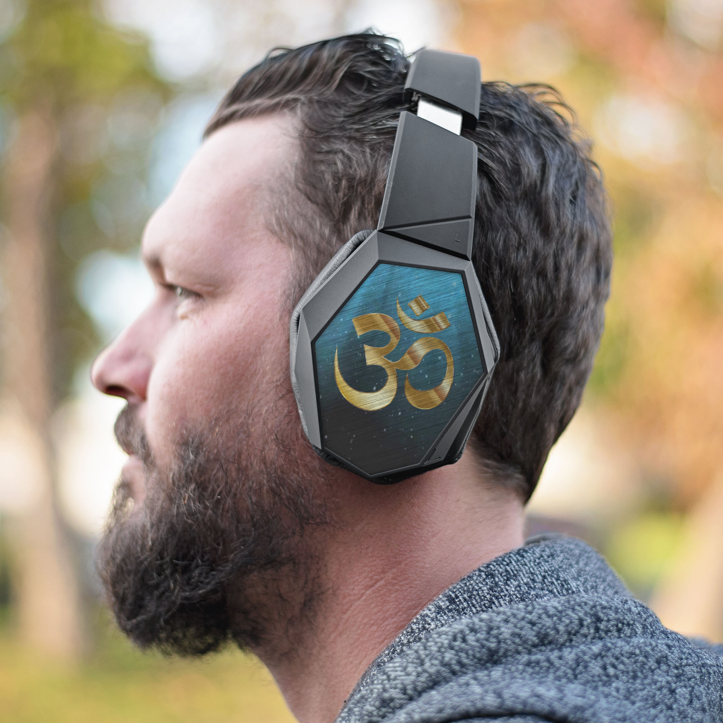 Wireless Bluetooth Wrapsody Headphones With Om Design - Omtheo Gifts