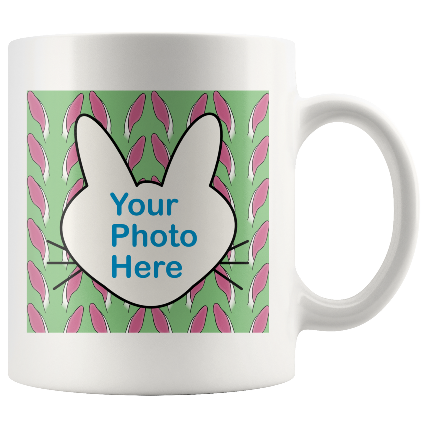 Personalized Bunny Photo Mug