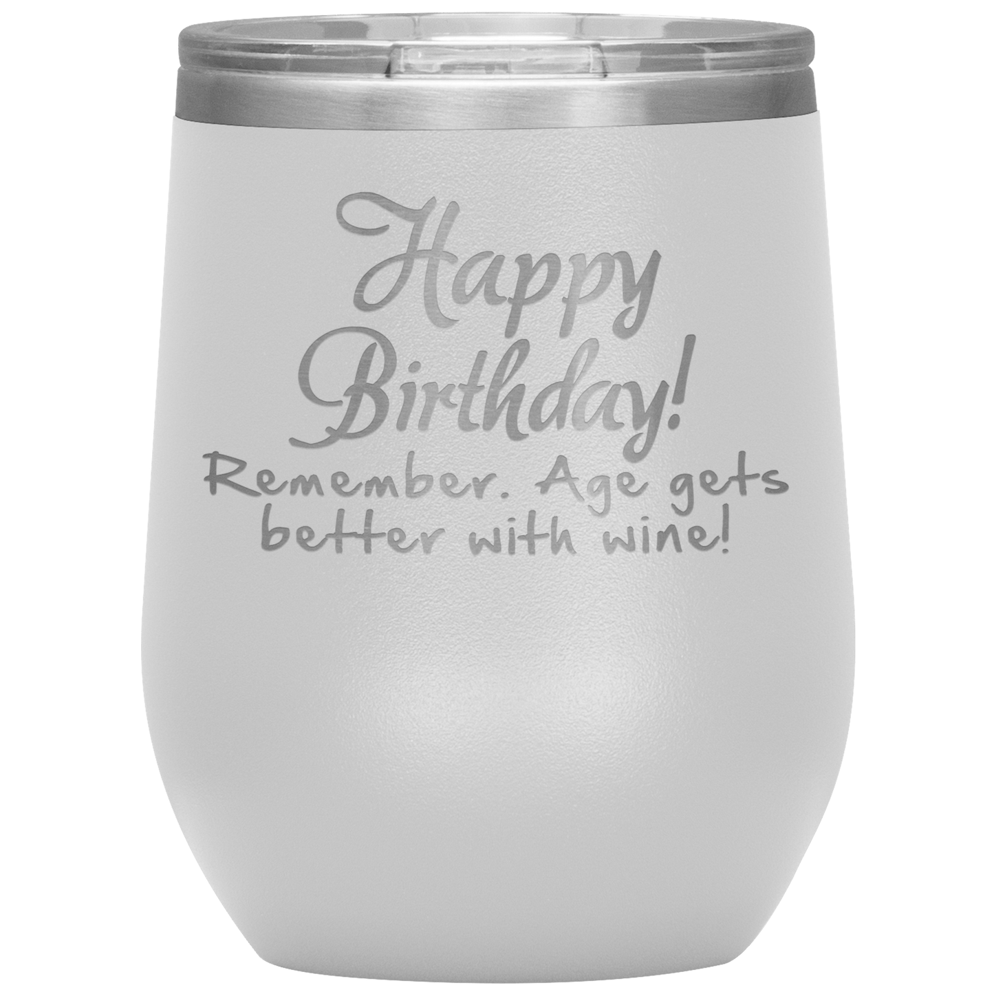 Happy Birthday Wine Tumbler - Omtheo Gifts