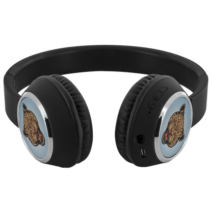 Bluetooth Headphones With Jaguar Face Design - Omtheo Gifts