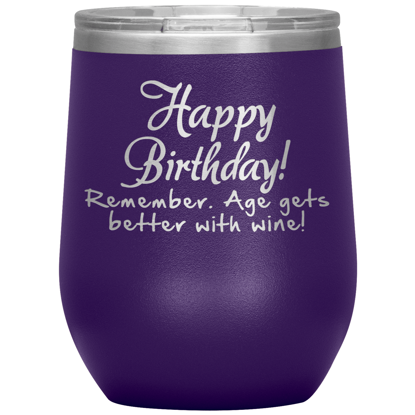 Happy Birthday Wine Tumbler - Omtheo Gifts