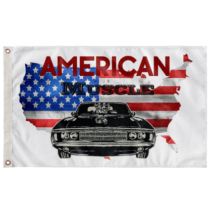American Muscle Wall Flag - Omtheo Gifts