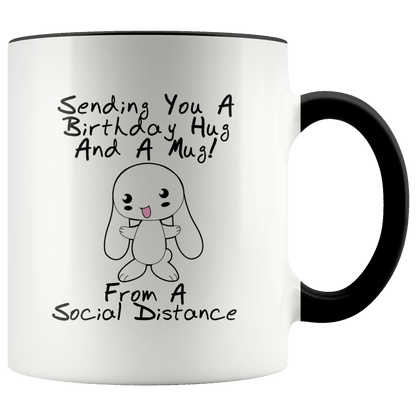 Birthday Social Distance Hug Mug - Omtheo Gifts