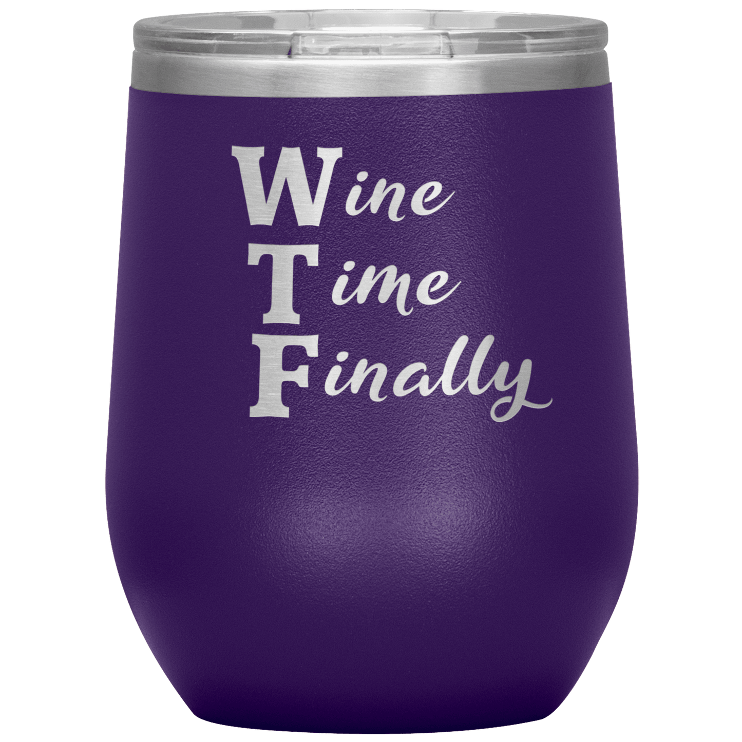 WTF - Funny Wine Tumbler - Giftagic