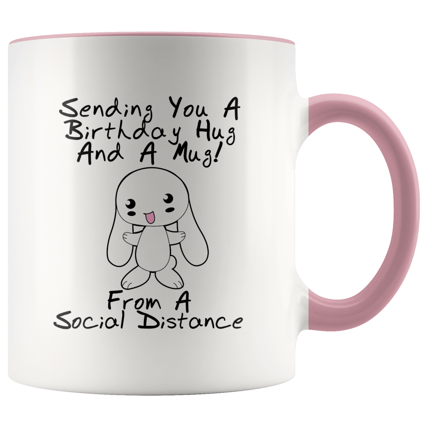 Birthday Social Distance Hug Mug - Omtheo Gifts