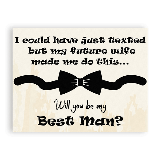 Best Man Proposal Card - Giftagic