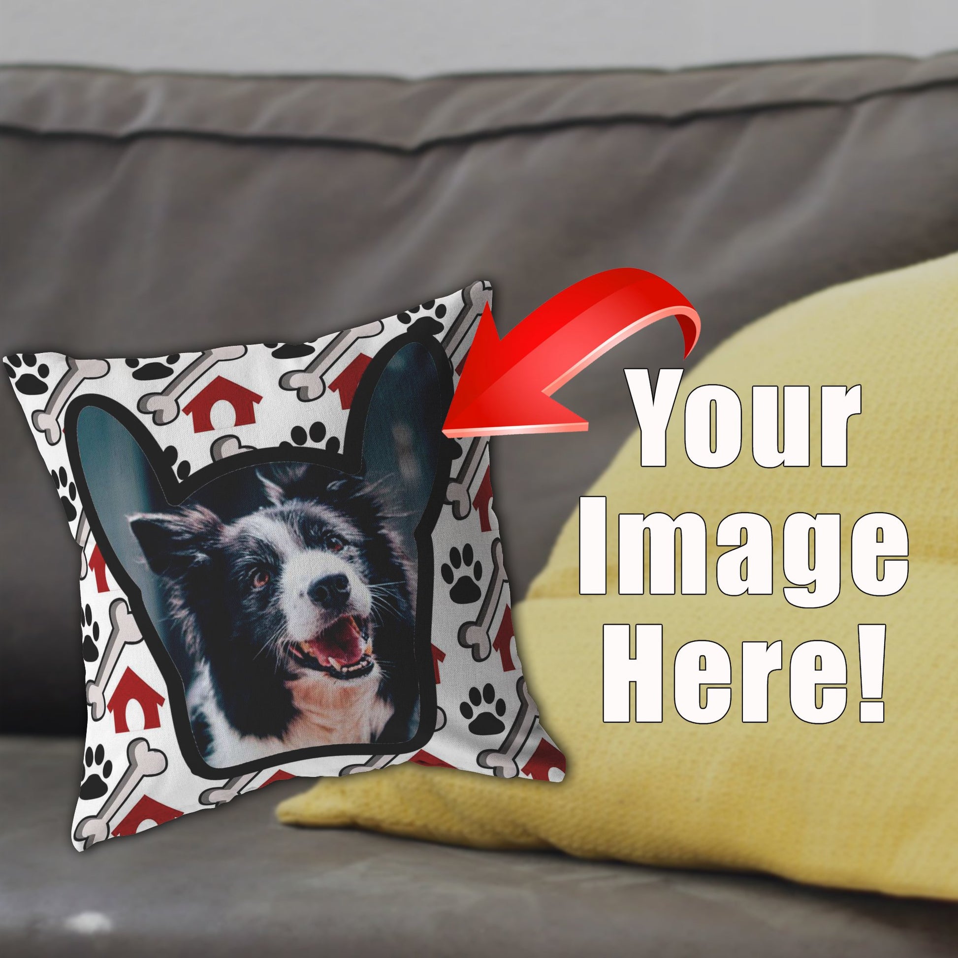 Personalized pillow for dogs