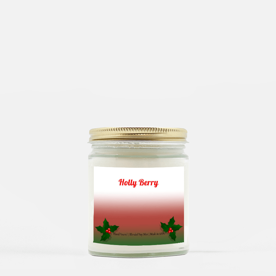 Personalized Hand Poured Scented Candle - 9oz - Giftagic