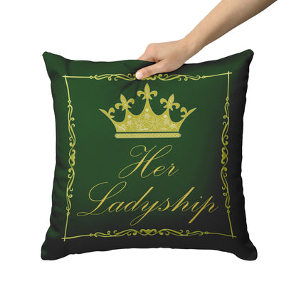 Ladyship pillow green