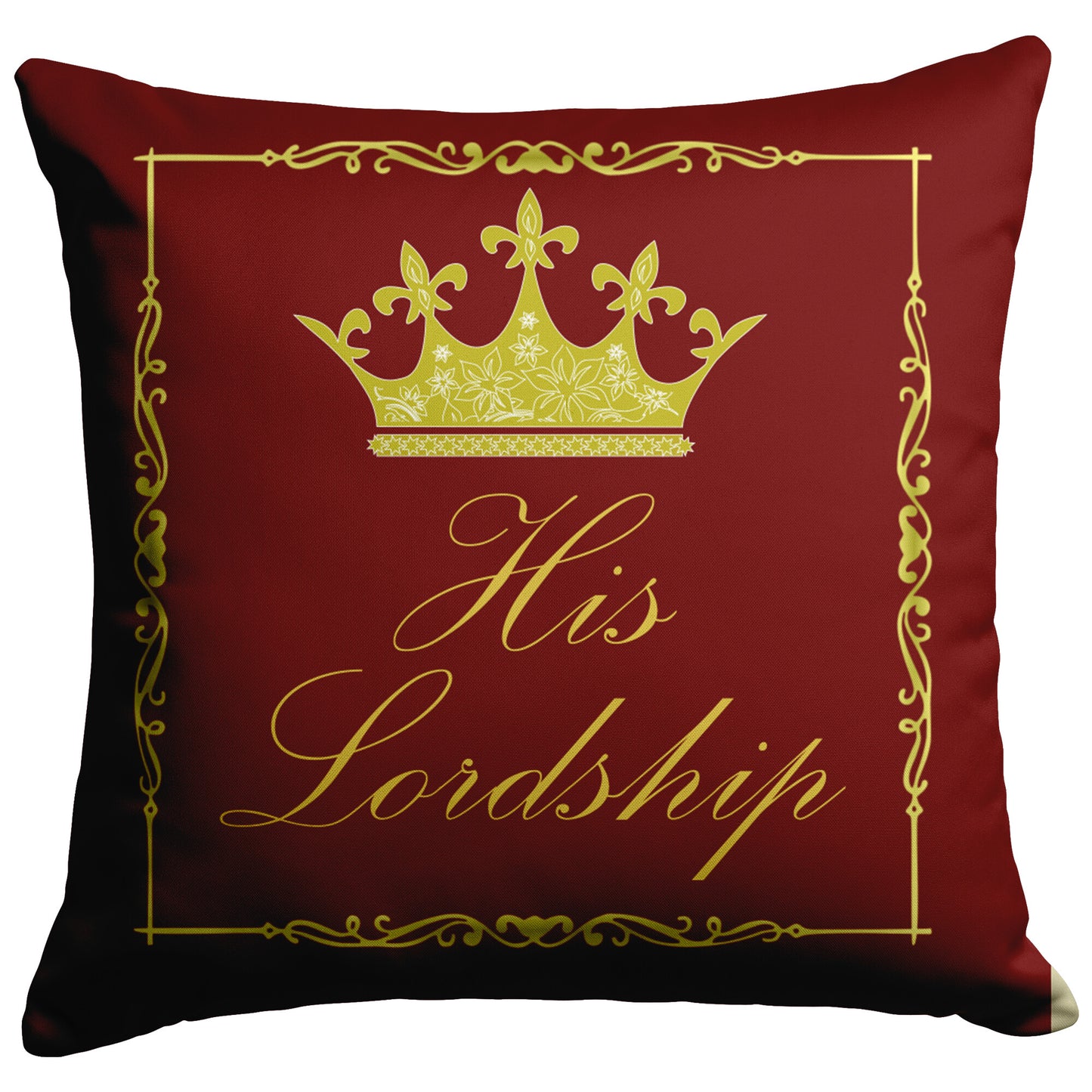 Lordship pillow burgundy