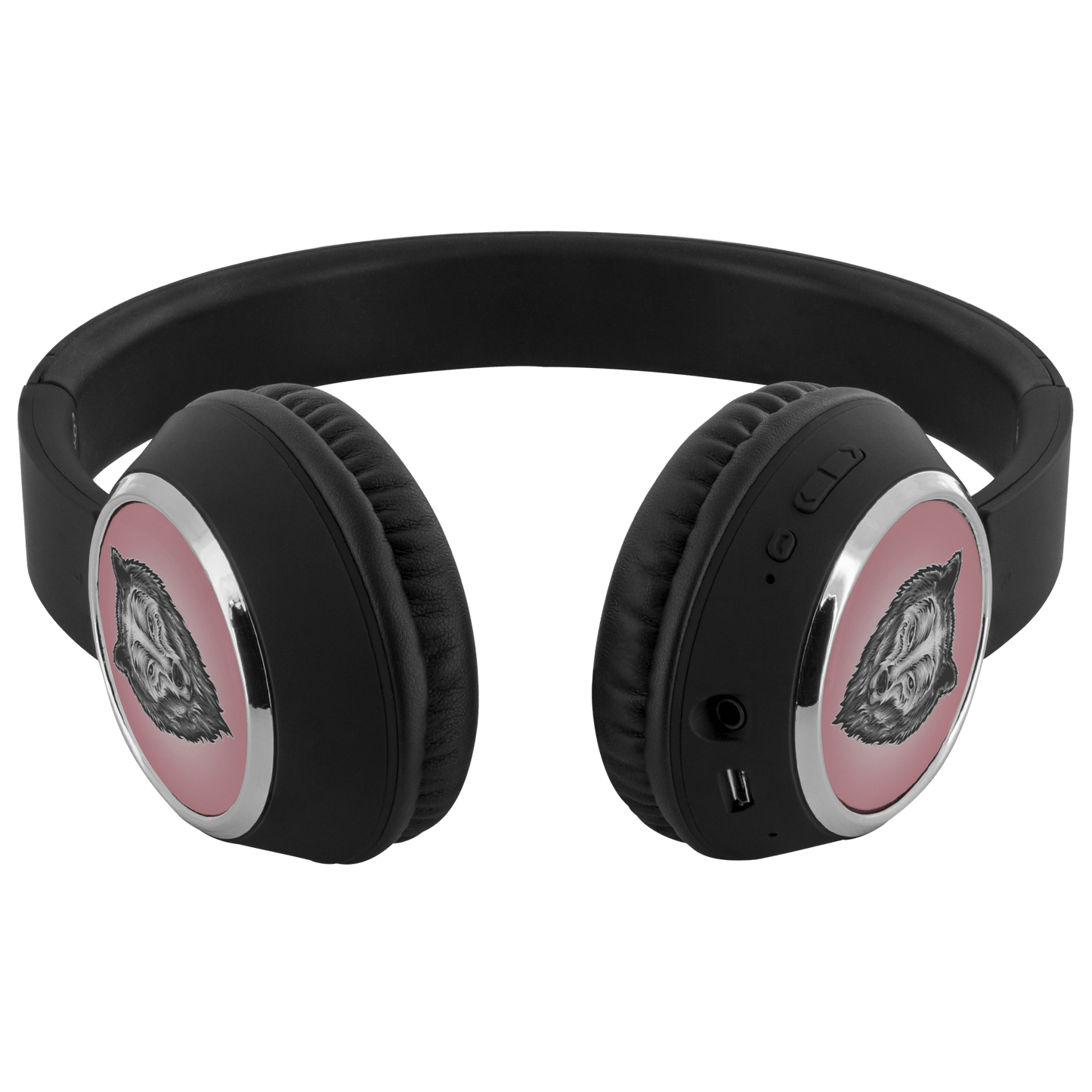 Bluetooth Wireless Headphones With Wolf Head Design - Omtheo Gifts