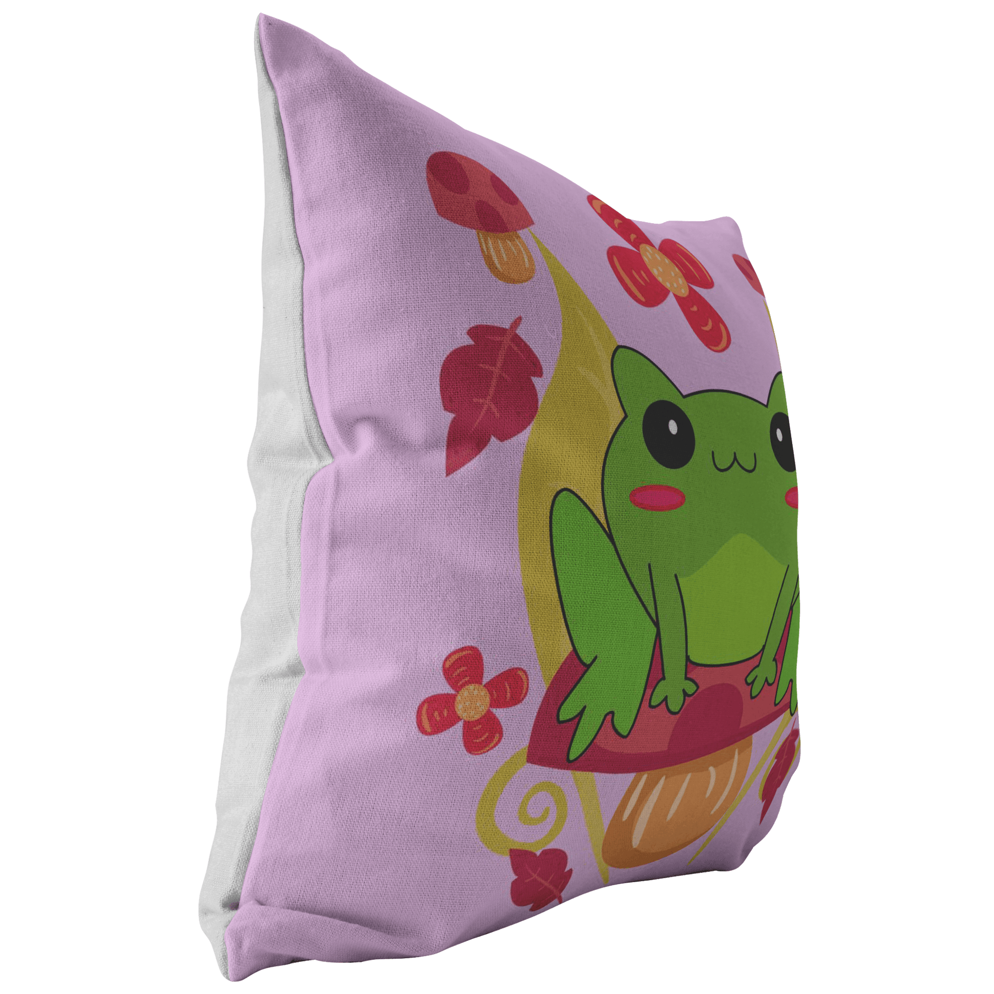 Cute Kawaii Woodland Frog Fall Pillow - Giftagic