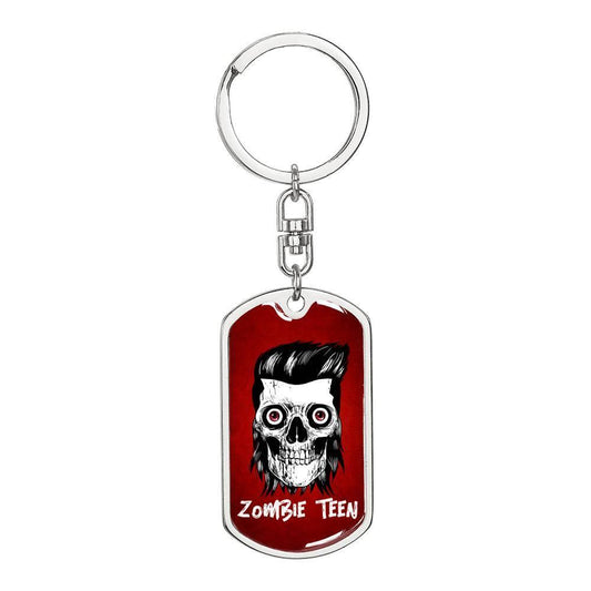 Zombie Teen Keychain - Giftagic