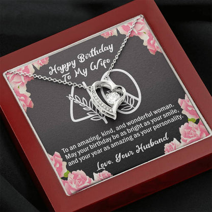 To My Wife 40th Birthday Forever Love Necklace