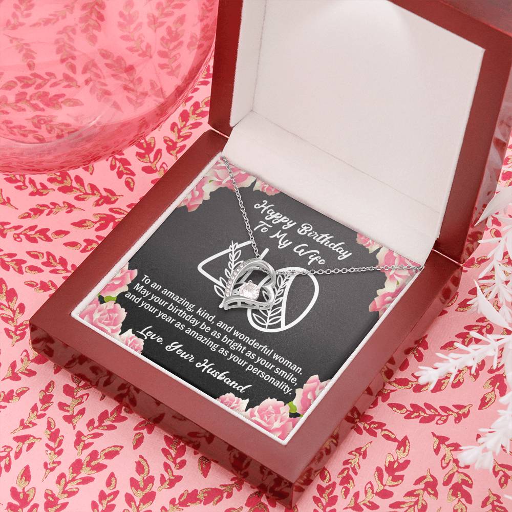 To My Wife 40th Birthday Forever Love Necklace