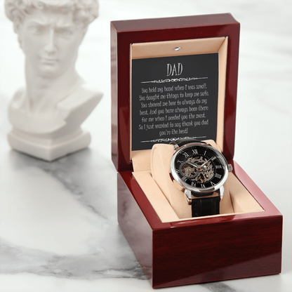 Gift For Dad, Men's Open Work Watch