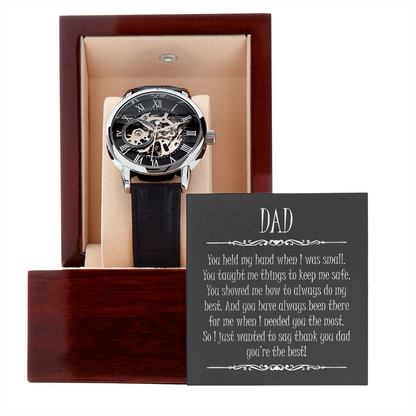 Gift For Dad, Men's Open Work Watch