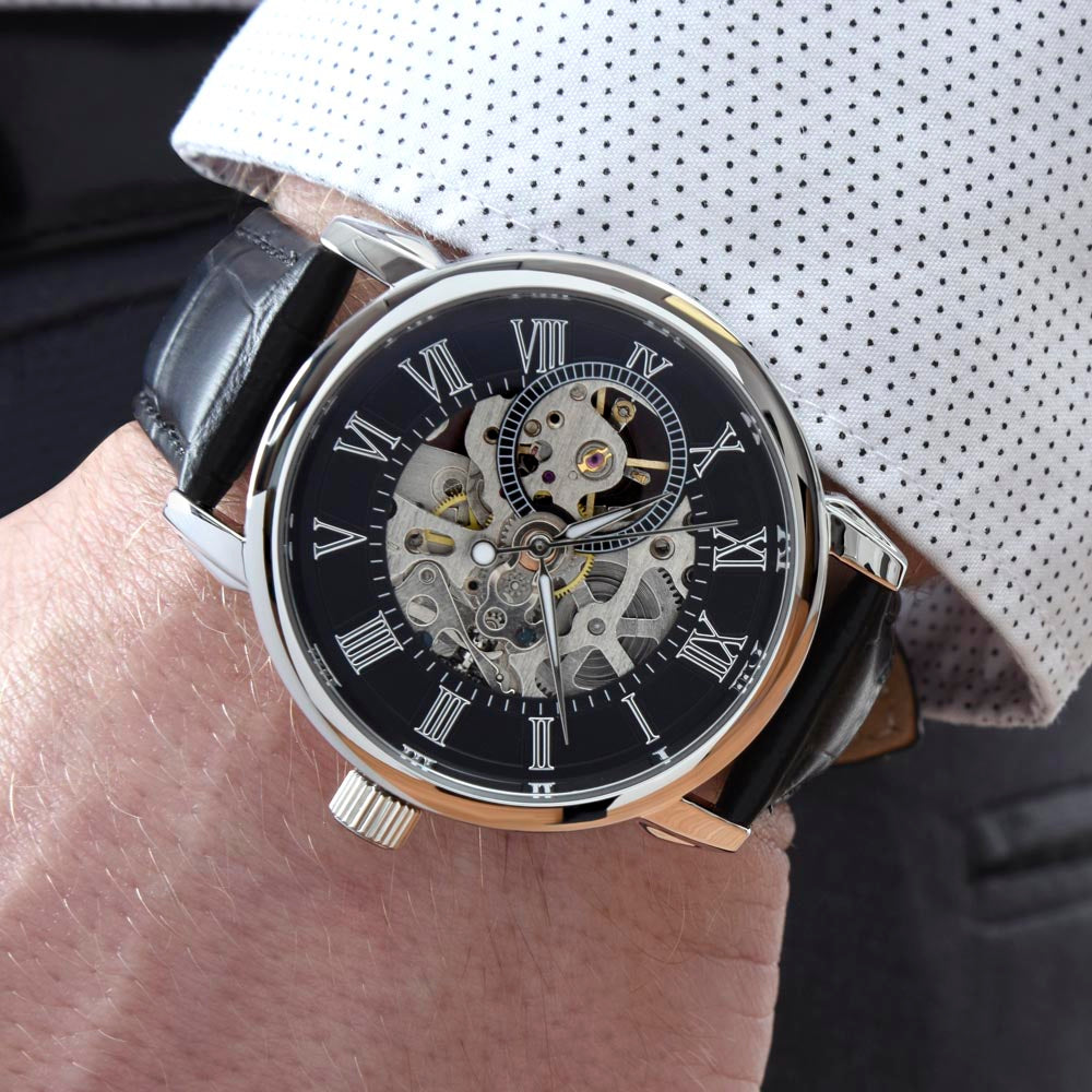 Gift For Dad, Men's Open Work Watch
