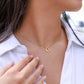Maid Of Honor Delicate Heart Necklace