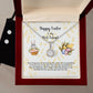 Easter Gift For Best Friend, Eternal Hope And Cubic Zirconia Earring Set With Thoughtful Message Card