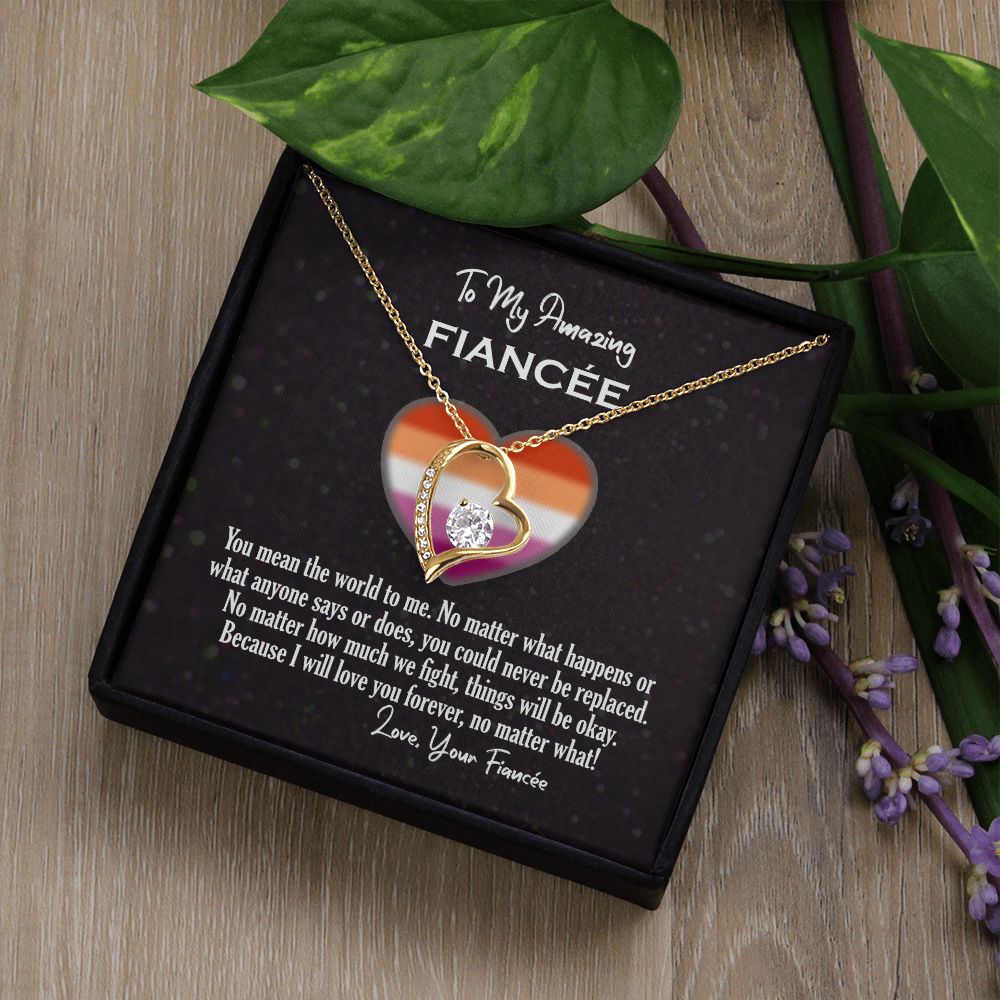 Lesbian Fiancee Forever Love Necklace