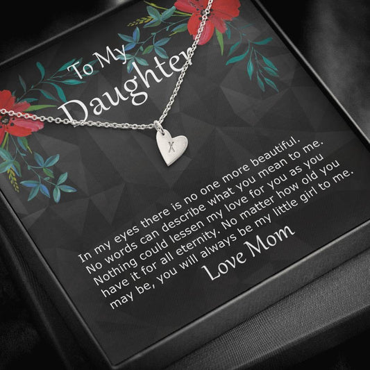 To My Daughter From Mom Sweetest Hearts Pendant Necklace - Giftagic