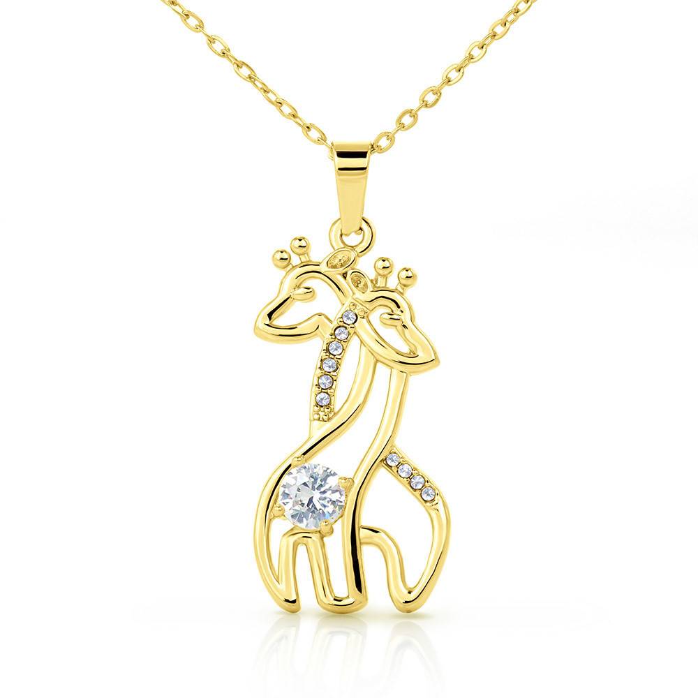 To My Best Friend Graceful Giraffe Necklace, I Hope You See Yourself