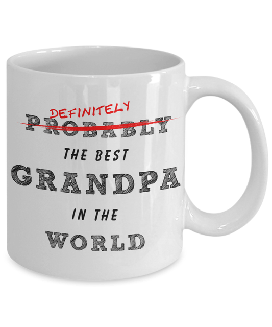 Best Grandpa In The World Coffee Mug - Omtheo Gifts