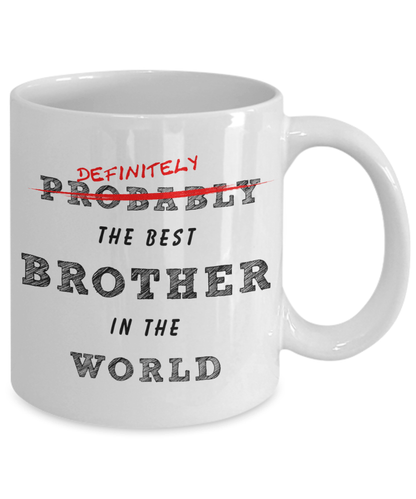 Best Brother In The World Coffee Mug - Omtheo Gifts