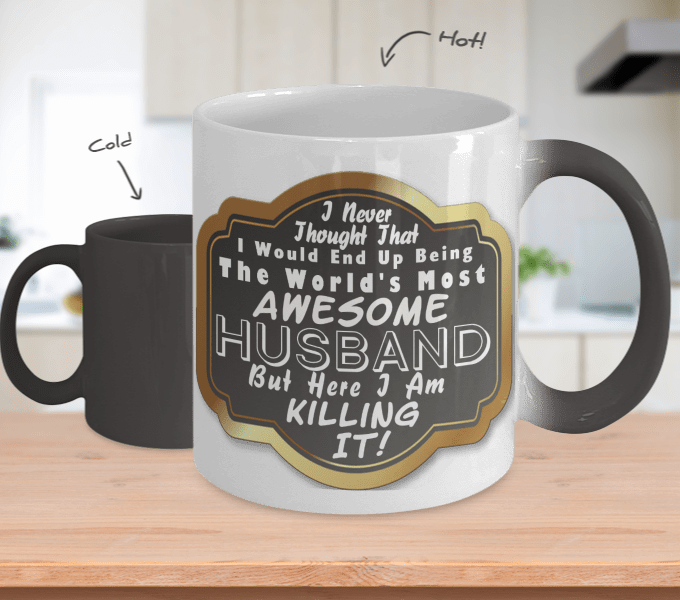 Awesome Husband Magic Mug - Omtheo Gifts