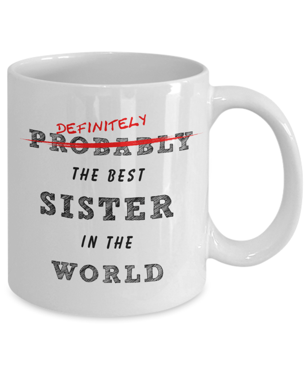 Best Sister In The World Coffee Mug - Omtheo Gifts
