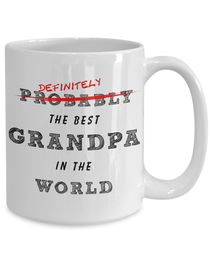 Best Grandpa In The World Coffee Mug - Omtheo Gifts