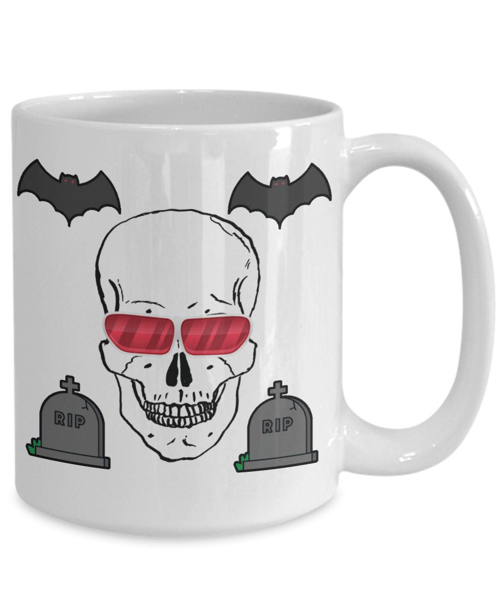 Cool Skull Halloween Coffee Mug - Omtheo Gifts