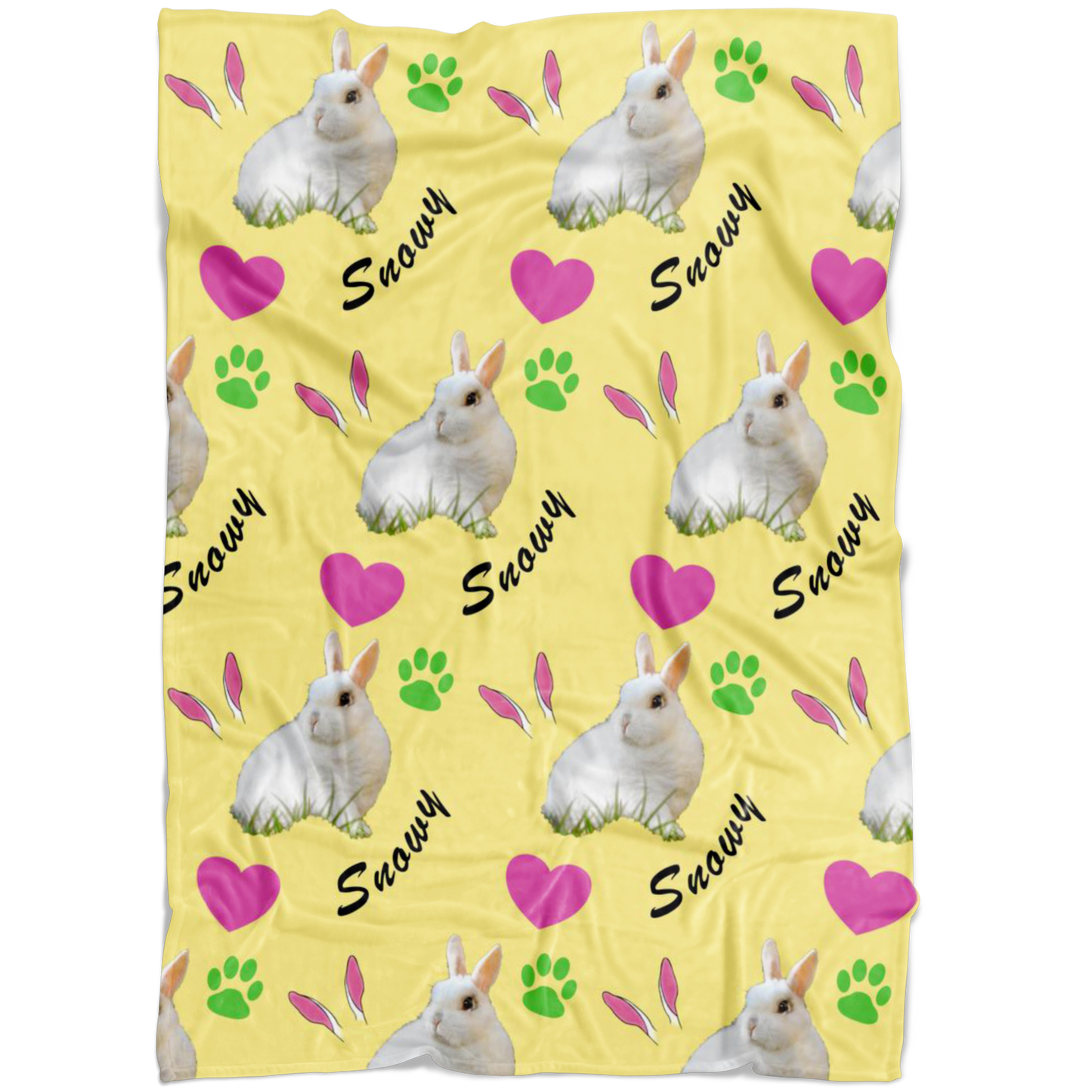 Custom Pet Photo Fleece Blanket