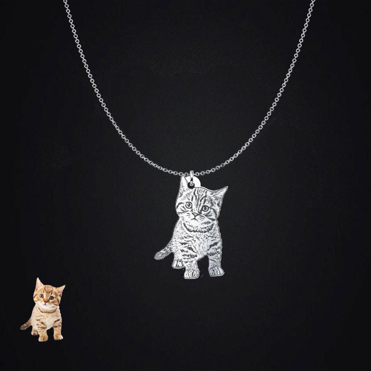 Personalized Pet Silhouette Pendant - Giftagic