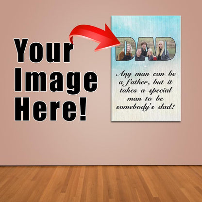 Personalized Dad Photo Wall Canvas - Omtheo Gifts
