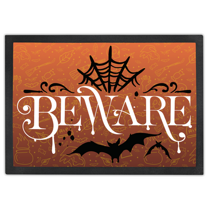Halloween Doormat, Beware