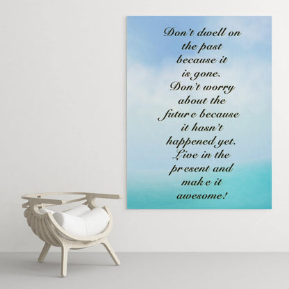 Canvas Wall Art With Inspirational Quote - Giftagic