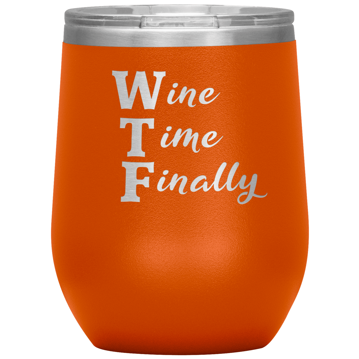 WTF - Funny Wine Tumbler - Giftagic