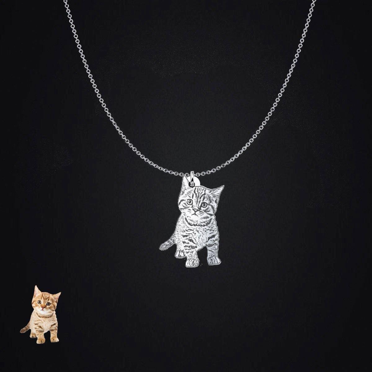 Personalized Pet Silhouette Pendant - Giftagic